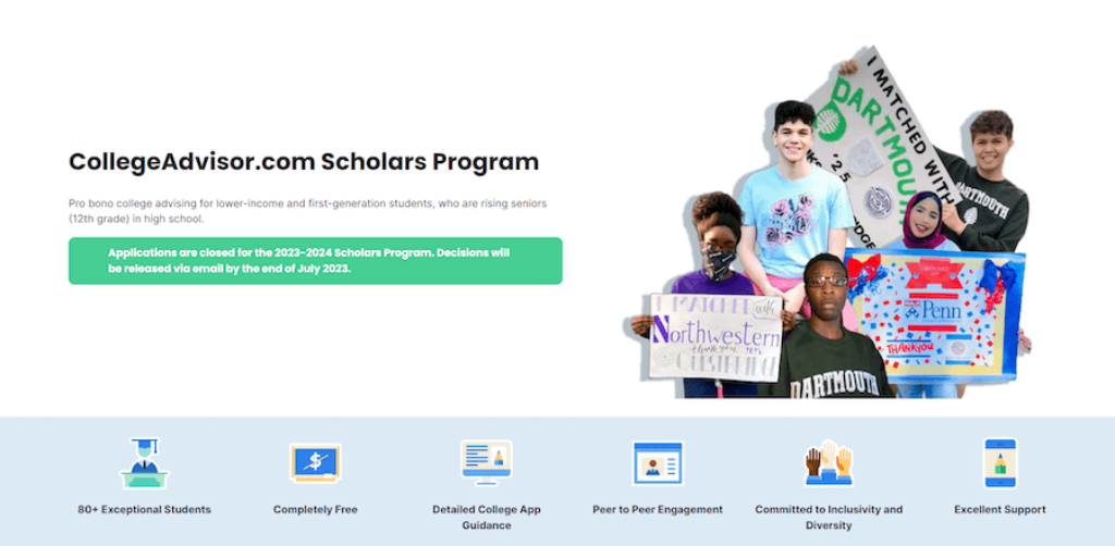 College Advisor Scholars Program